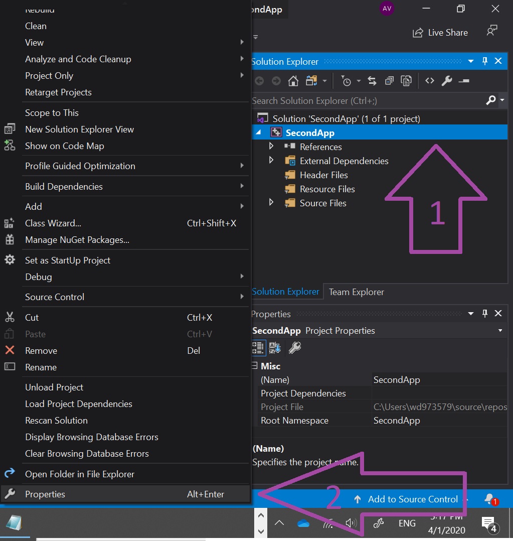 Отключить Precompiled Headers в Visual Studio 2019 в Windows 10 изображение с сайта www.andreyolegovich.ru
